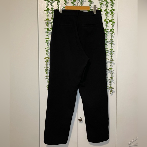 Oak + Fort Women's Black Wide Leg Pants - Small - Picture 2 of 7